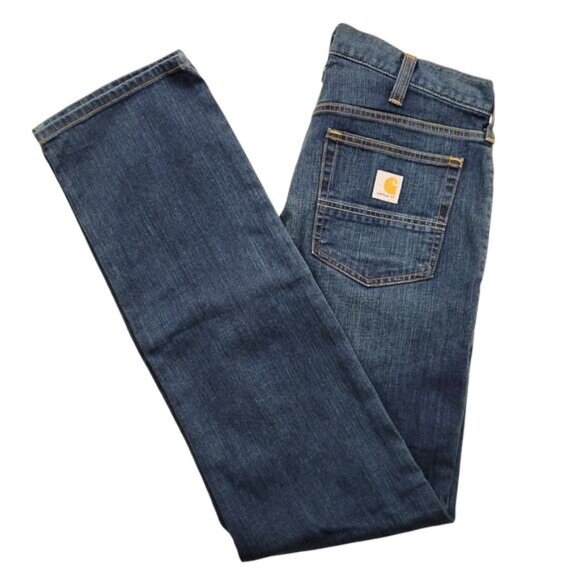 Carhartt Jeans Men's 32X34 Mid Rise Rugged Flex Straight Leg Relaxed Fit NEW - Picture 1 of 13